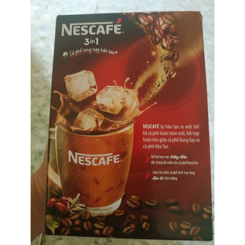 Cà phê sữa NesCafé 3 in 1 (đỏ) đậm đà hài hòa 340g (20 gói)