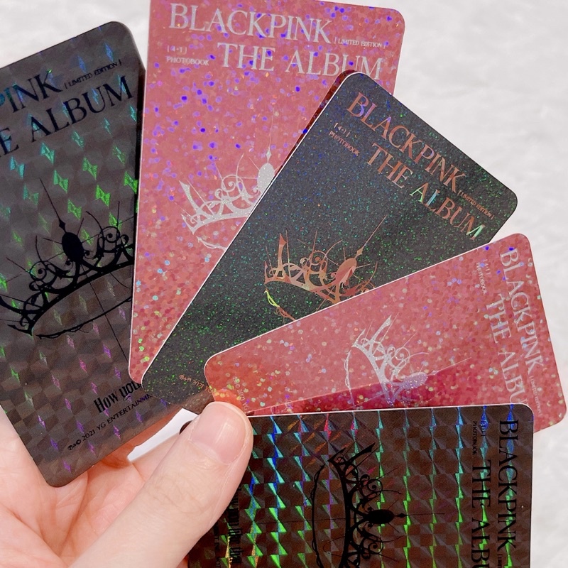 Ảnh photocard BLACKPINK card Rosé Jennie Jisoo Lisa chính hãng
