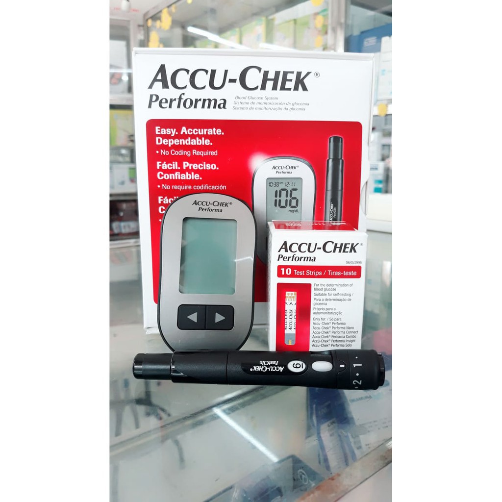 Máy Đo Đường Huyết Accu-check Performa [Tặng Hộp Que Thử 10 Que]