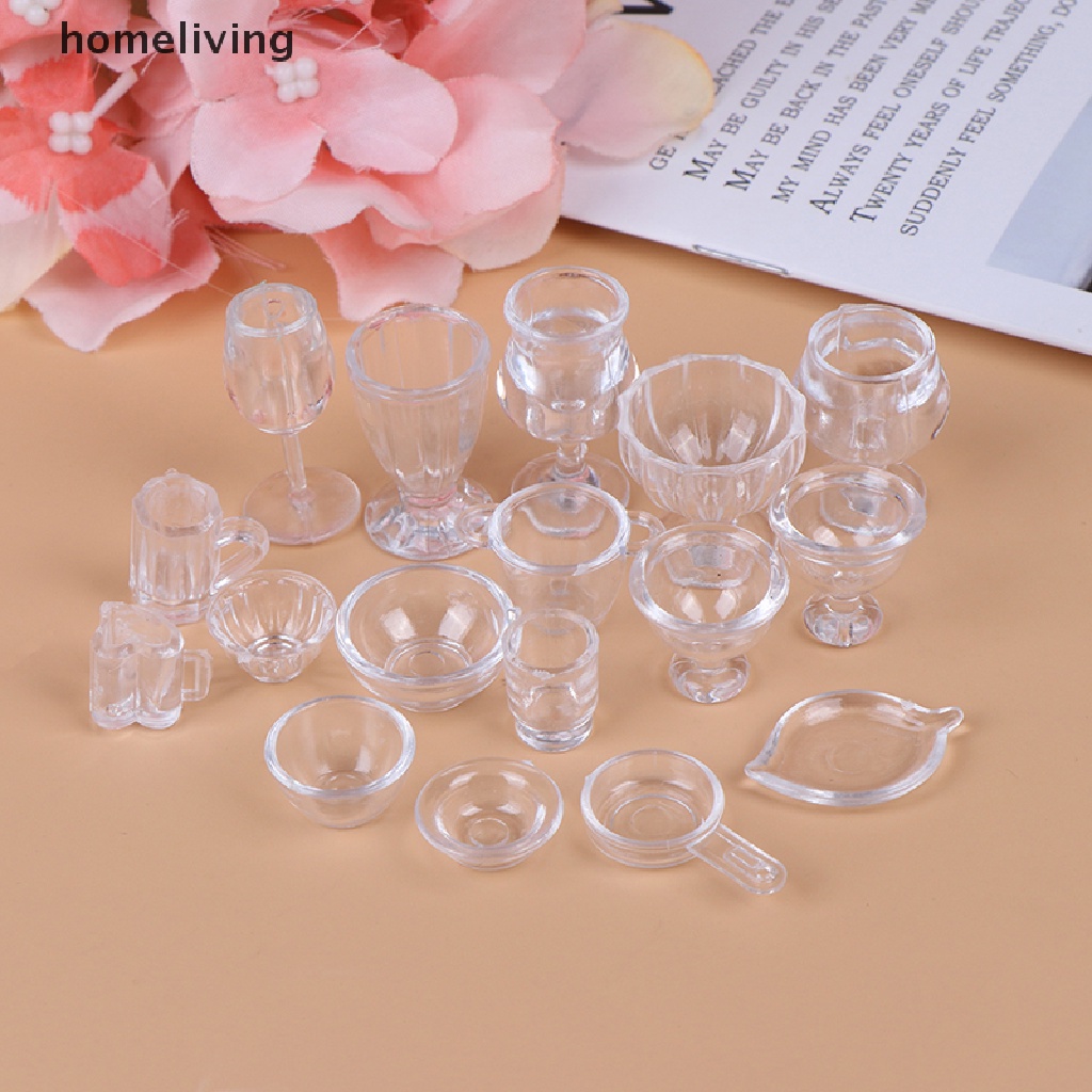 Set 17 Món Đồ Chơi Trong Suốt Cho Bé Chơi Đồ Hàng 1: 12