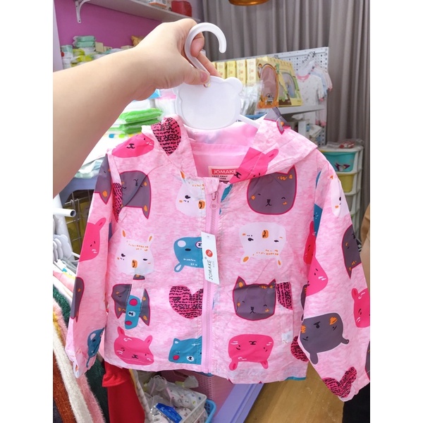 Áo khoác gió bé gái