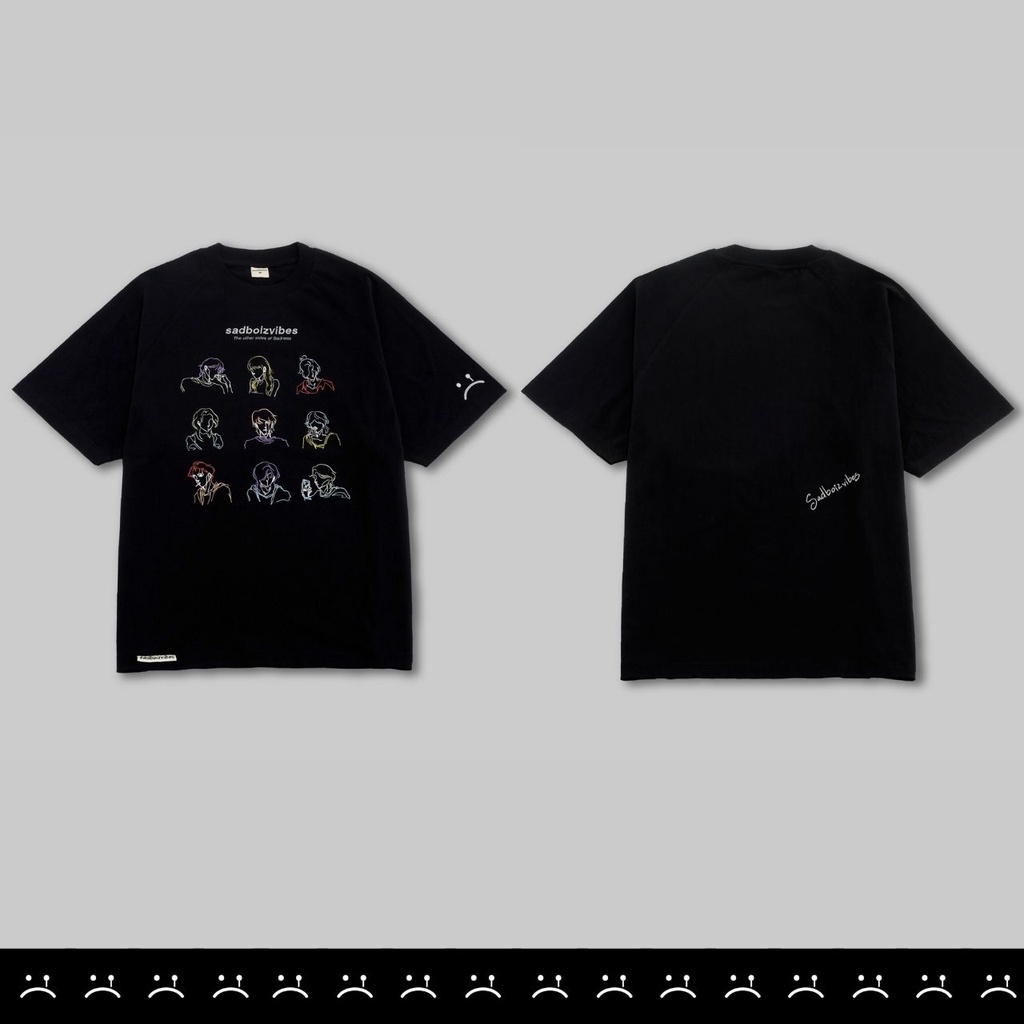 Áo thun SADBOIZ TOSS, SADBOIZVIBES TOSS WHITE/BLACK, hàng có SẴN / SADBOIZ Chính Hãng, Mua kèm deal sock (Túi tote) | BigBuy360 - bigbuy360.vn