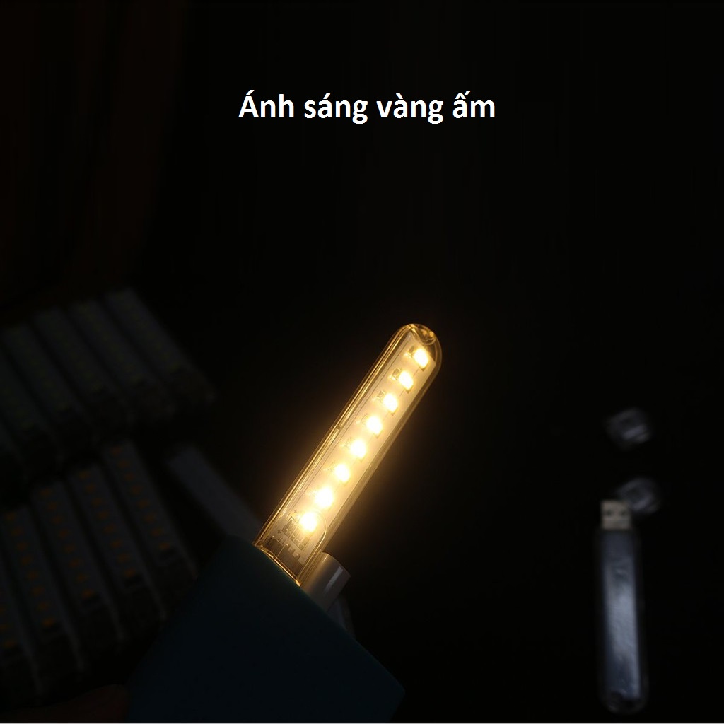 Đèn led cổng usb, Đèn usb siêu sáng, 24 bóng, 8 bóng NCDS77