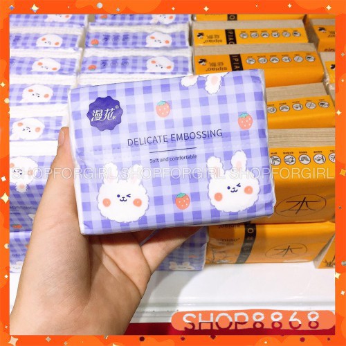 Giấy ăn con thỏ cute bich , giấy dai bền đẹp  -shop8868