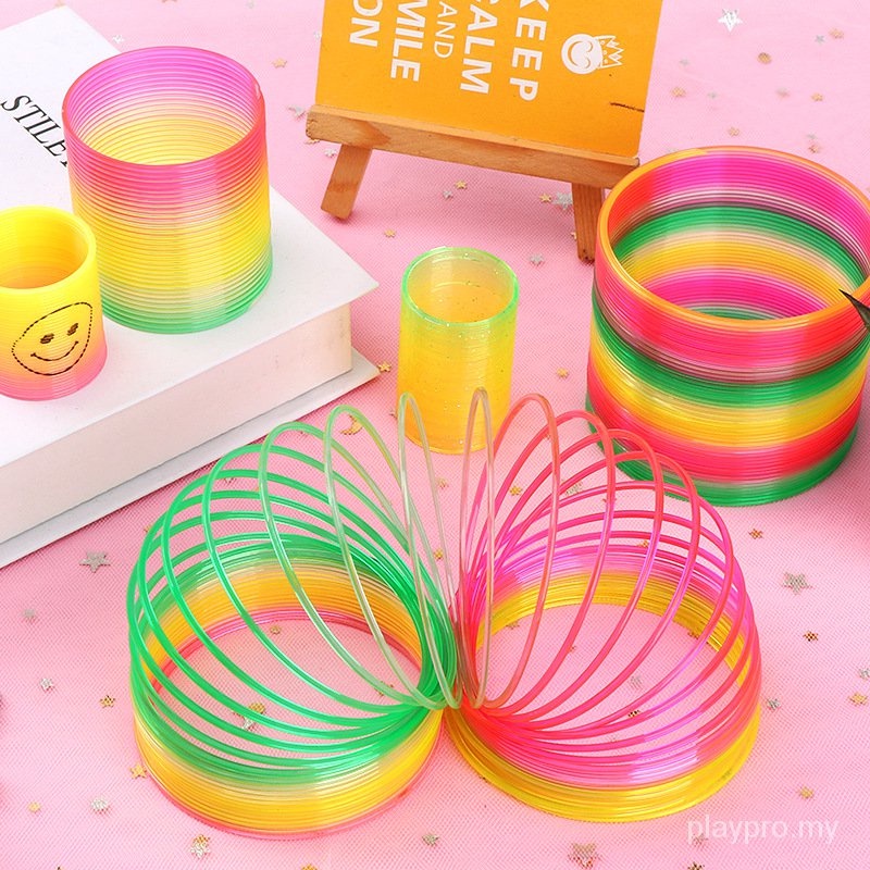 Đồ chơi lò xo xoắn ốc bằng nhựa giúp giảm căng thẳng