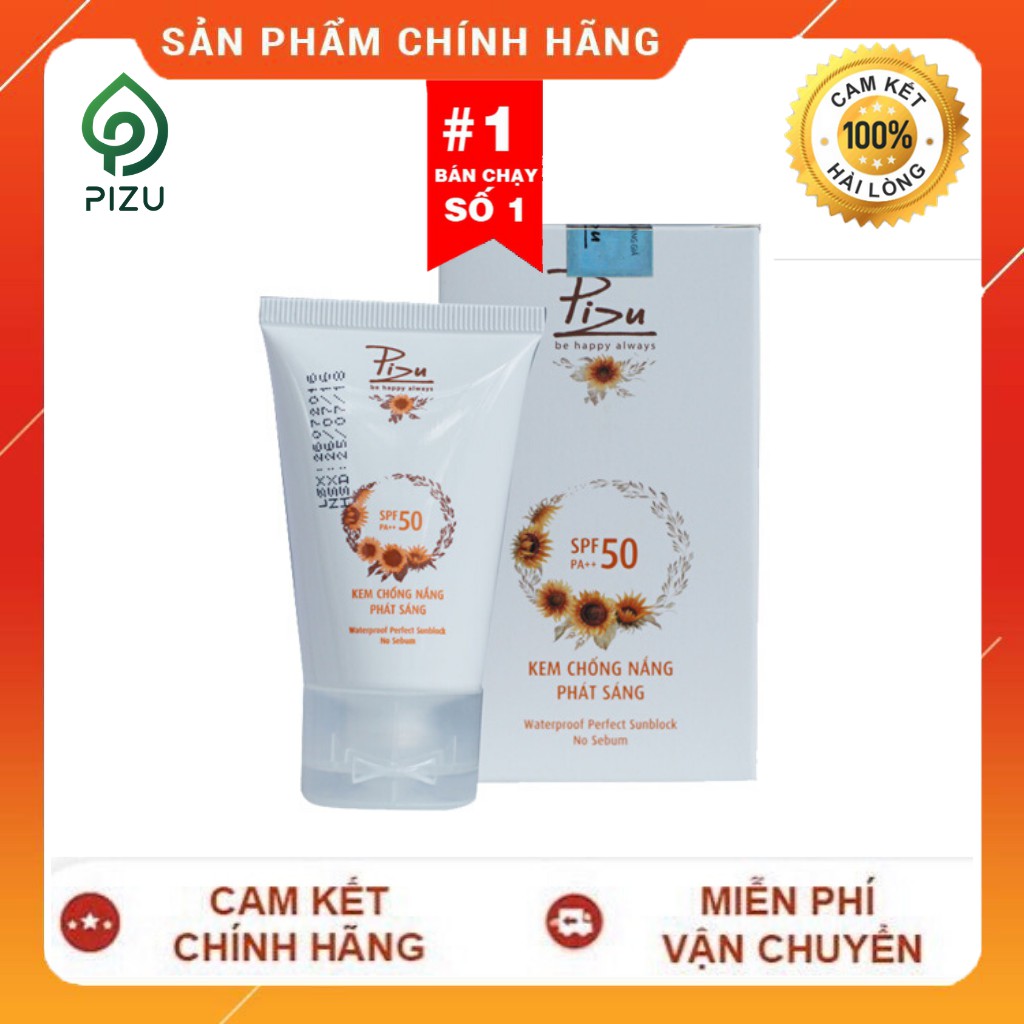 [HÀNG CHÍNH HÃNG] Kem Chống Nắng Toàn Thân PIZU 50g Dành Cho Da Nhạy Cảm Số 1 Việt Nam