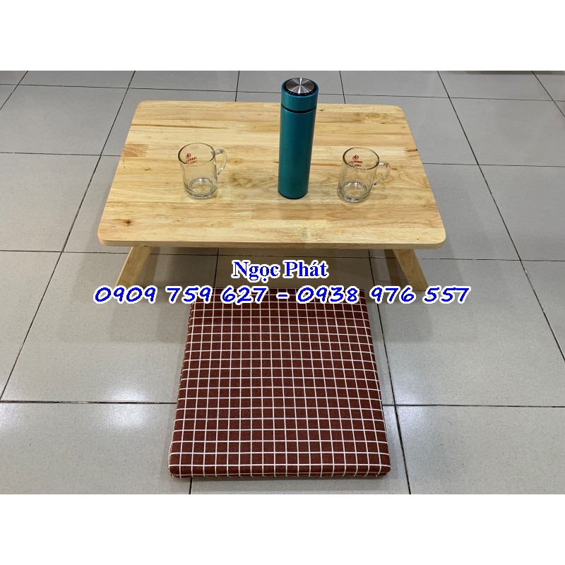 Bàn Gỗ Mini 60x40cm Ngồi Bệt Kiểu Nhật Sang Trọng Hiện Đại Trẻ Trung BH 12 Tháng - NGỌC PHÁT