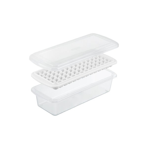 Khay đá vuông Kari 84 viên inochi, thiết kế KHÔNG DÍNH THÀNH ĐÁ. Nhựa Nguyên Sinh Kháng Khuẩn Ag+. GIAO MÀU NGẪU NHIÊN