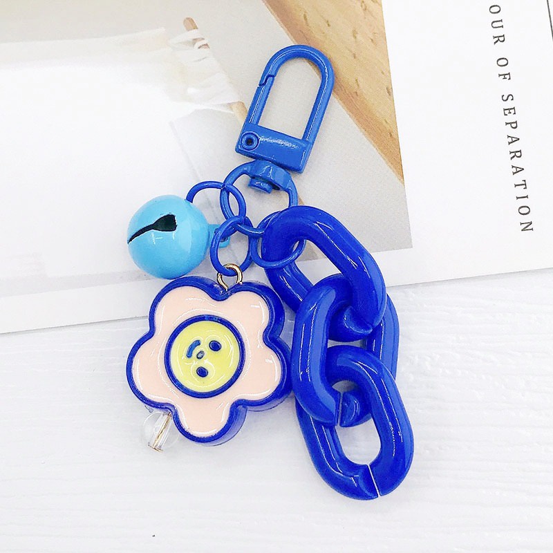 Móc Khóa Hình Gấu / Vịt / Bông Hoa Nhiều Màu Dễ Thương