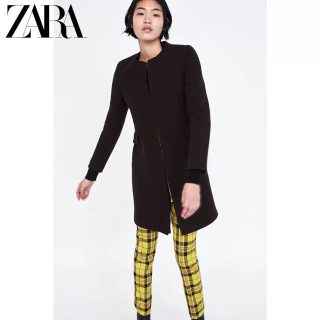 Áo khoác dạ dáng mangto hiệu Zara Auth 100%