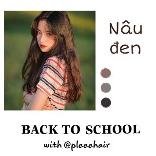 Thuốc nhuộm tóc màu NÂU TRẦM/ NÂU ĐEN +kèm oxy trợ dưỡng và găng tay