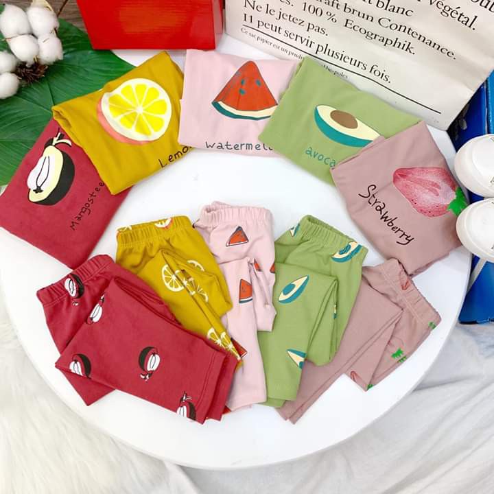 Bộ Hoa Quả Kute QATE137 cho bé 8-18kg | BigBuy360 - bigbuy360.vn