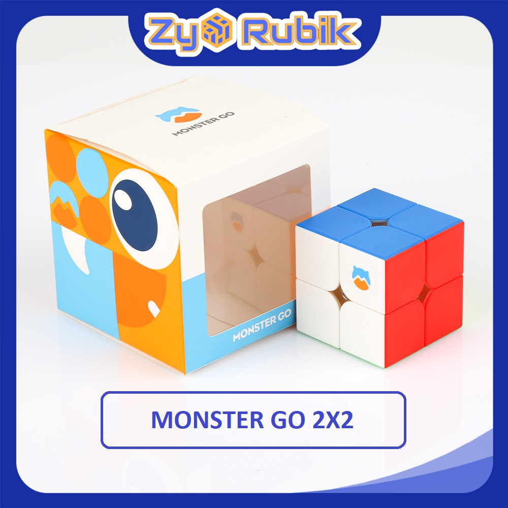 Rubik 2x2x2 GAN monster go Stickerless - Đồ Chơi Rubik 2 Tầng - ZyO Rubik