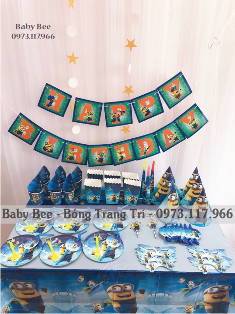 Set Trang Trí Bàn Tiệc 13 Món Theo Chủ Đề [Ảnh Thật Shop Chụp]