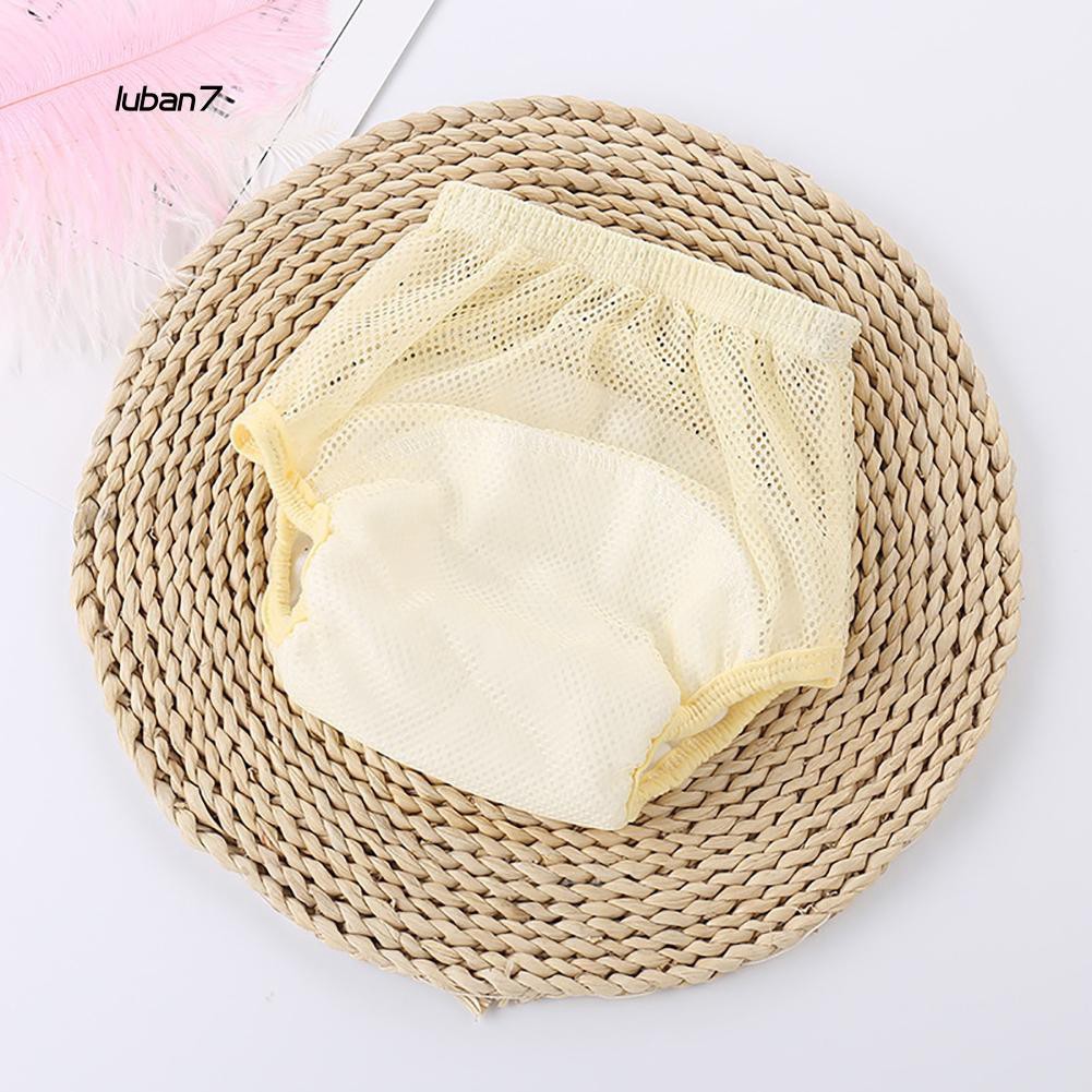 Set 7 Quần Tã Cotton Phối Lưới Thoáng Khí Thời Trang Mùa Hè Cho Bé