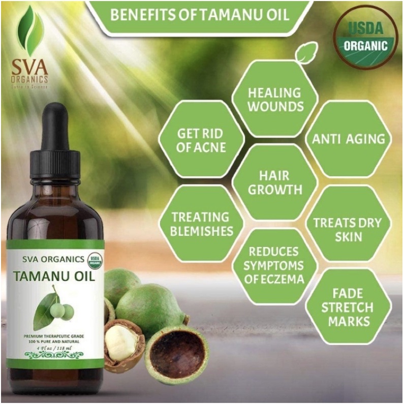 Tinh dầu Tamaru oil organic SVA 118m 100% tự nhiên USA