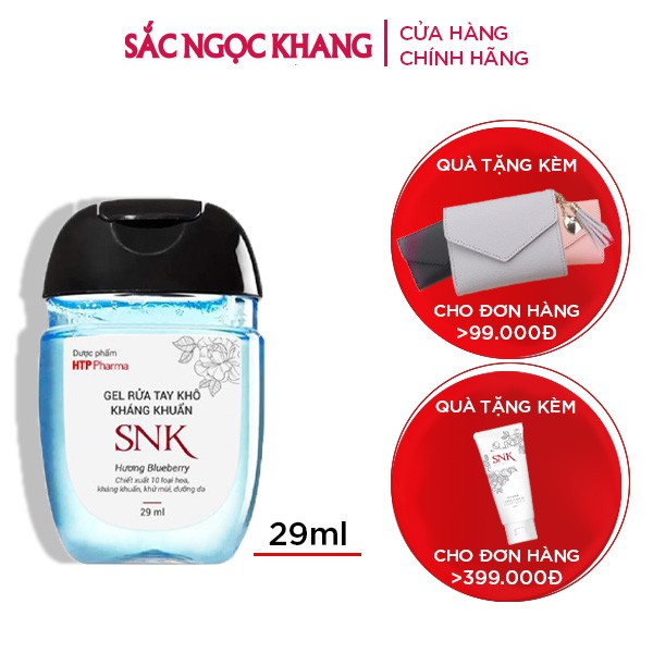 Gel Rửa Tay Khô Kháng Khuẩn SNK 29ml