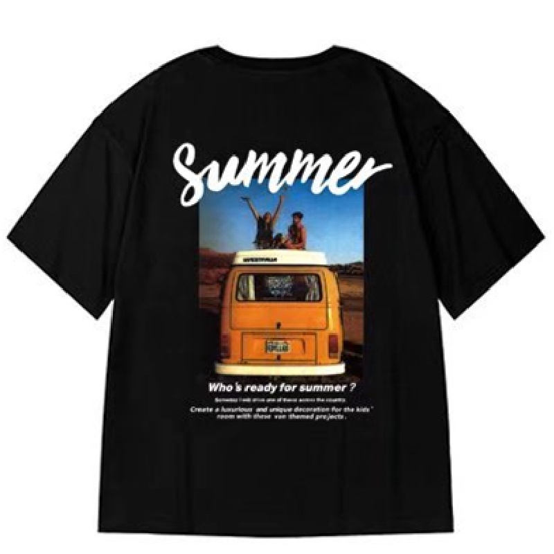 Áo Thun Tay Ngắn Dáng Rộng In Chữ Size M-8XL Thời Trang Cho Nam