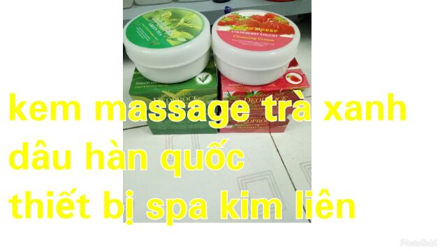 Kem massage trà xanh dâu hàn quốc