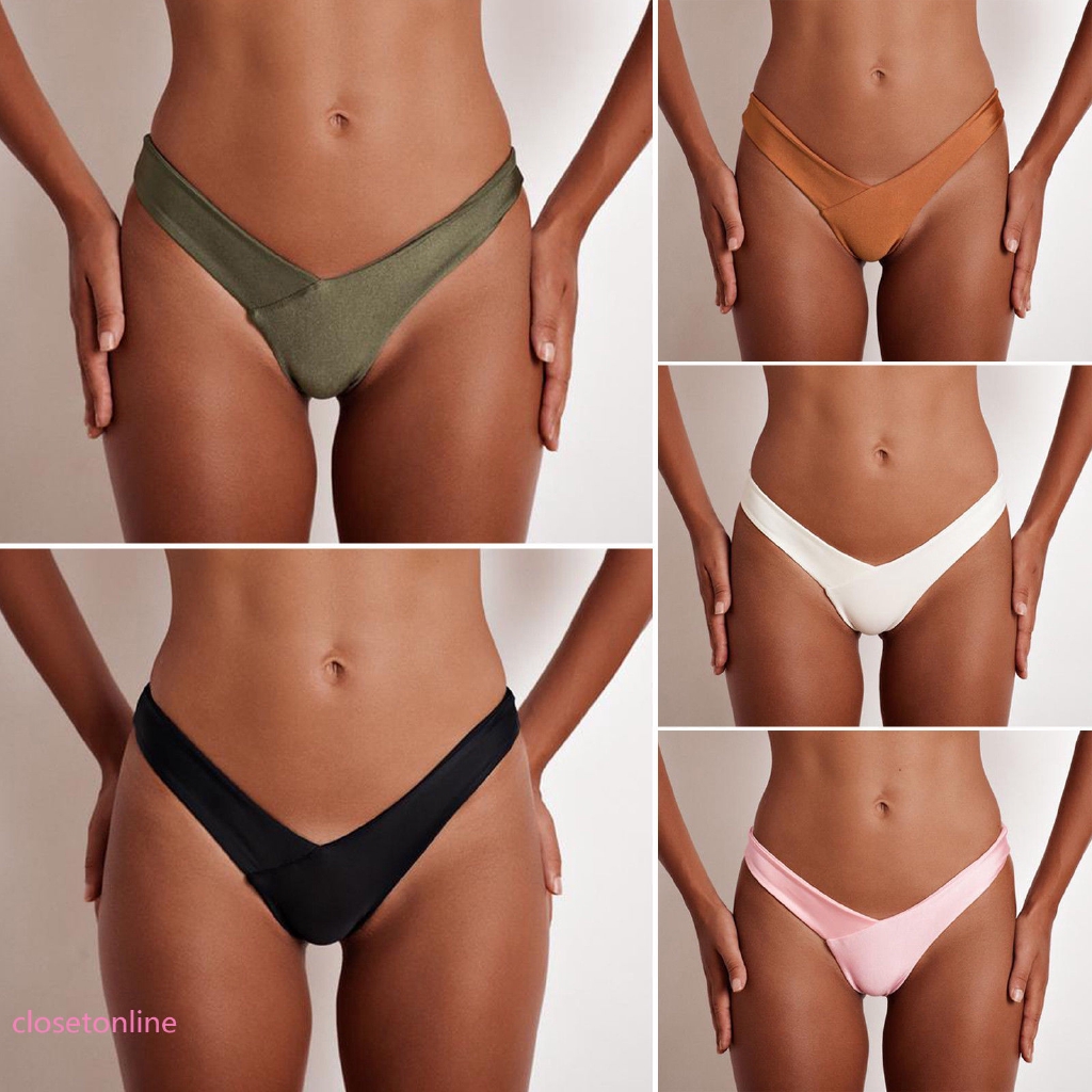 Quần bơi trơn màu quyến rũ dành cho nữ | BigBuy360 - bigbuy360.vn