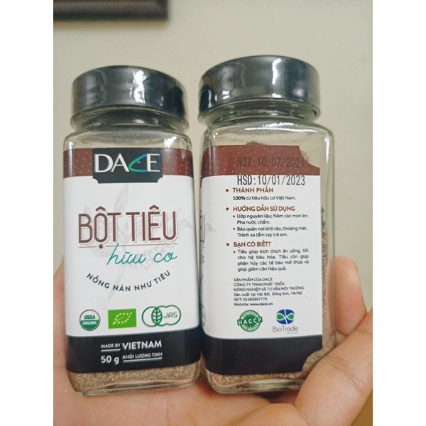 Gia vị hữu cơ Dace ViệtNam