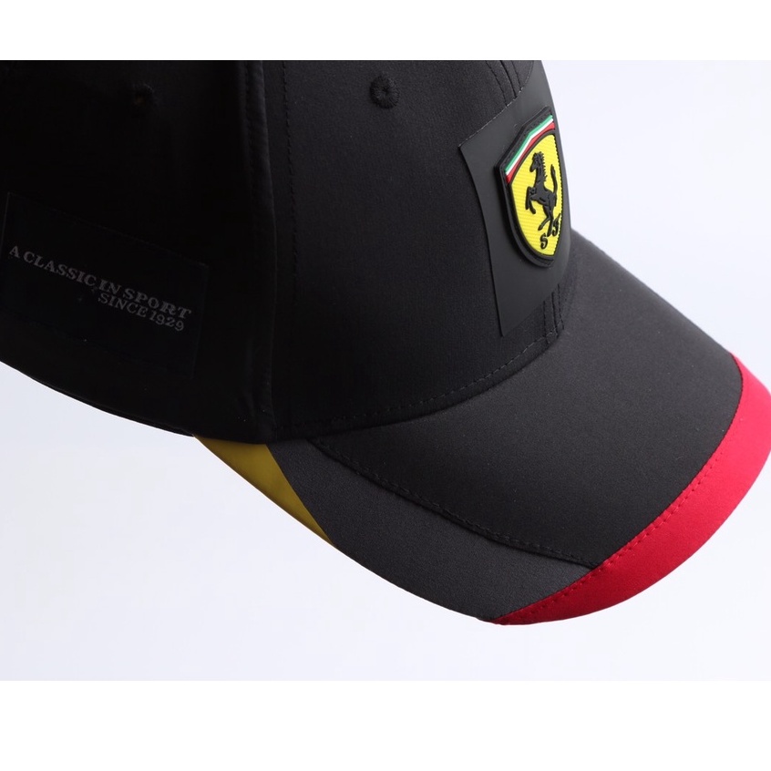 NÓN KẾT PU MA FERRARI SCUDERIA CHẤT VẢI COTTON THUN DÙ LẠNH HÀN QUỐC CAO CẤP Nón free size
