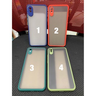 Ốp Xiaomi redmi 9A viền dẻo lưng nhám viền bảo vệ camera