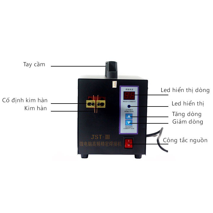 Máy Hàn Cell Pin 18650 JSD III Loại Xịn