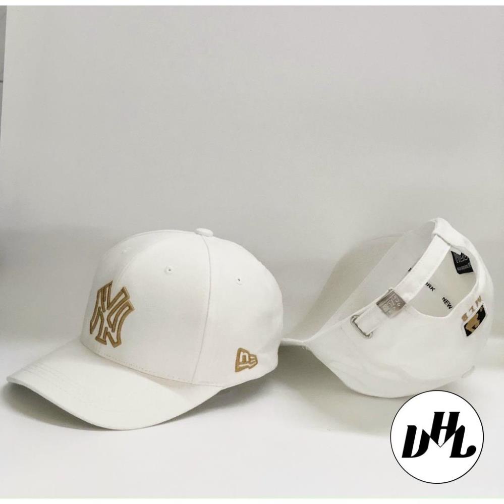 Nón kết, mũ lưỡi trai nam nữ NY MLB vải Kaki xịn chuẩn thời trang