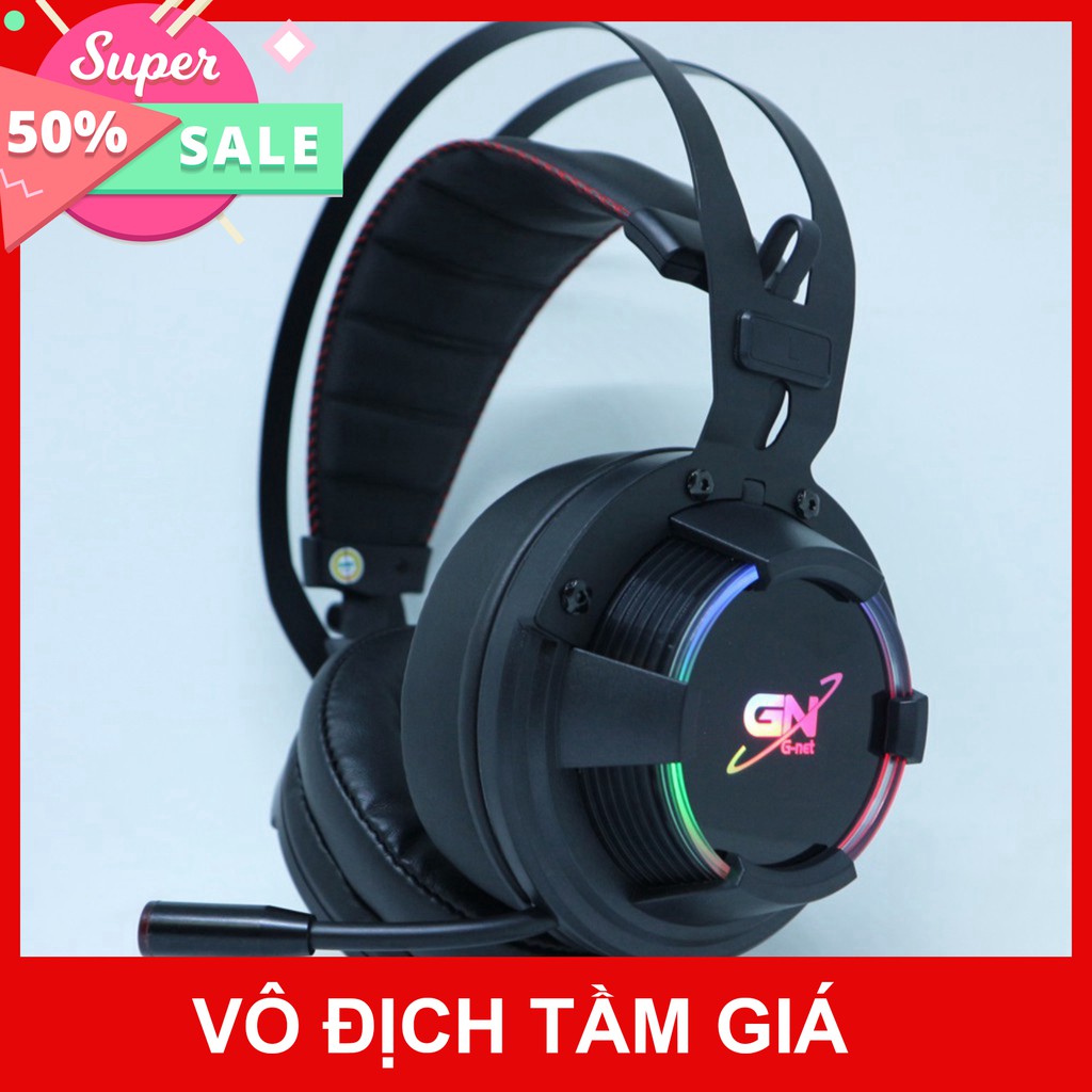 Tai Nghe Gaming GNet GH268 - Led RGB - Âm Thanh 7.1 Cổng USB - BH 12 Tháng chính hãng