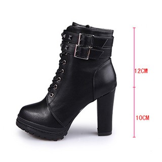 TR❤Giày Boot cao gót cá tính cho nữ