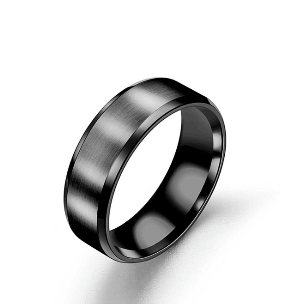 ✨✨Nhẫn nam nữ, nhẫn trơn thép titan không gỉ, thời trang cá tính cực ngầu