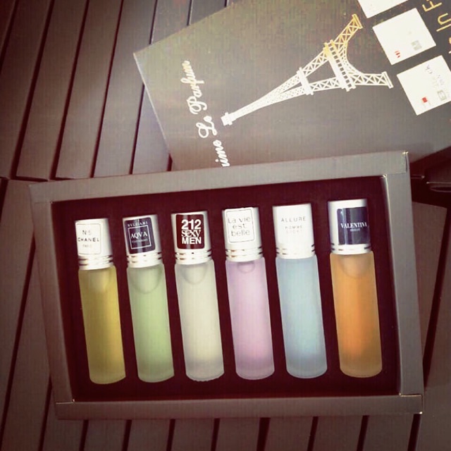 Nước hoa test 6 chai thơm cực