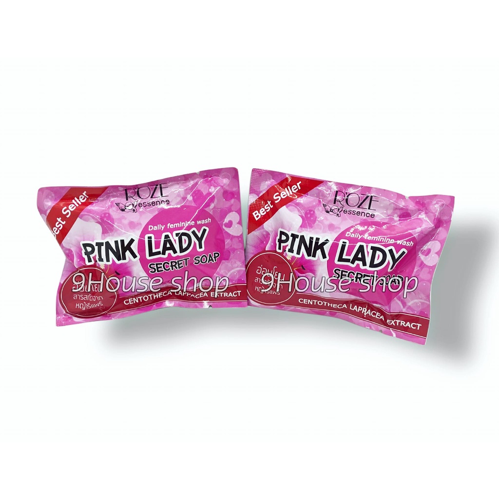 01 Xà Phòng Vệ Sinh Phụ Nữ Hằng Ngày Roze Essence Pink Laday Secret Soap Thái Lan 30gram