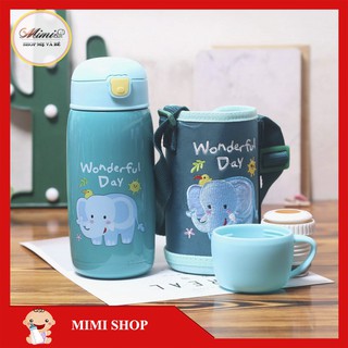 Bình uống nước cho bé loại giữ nhiệt 480ml
