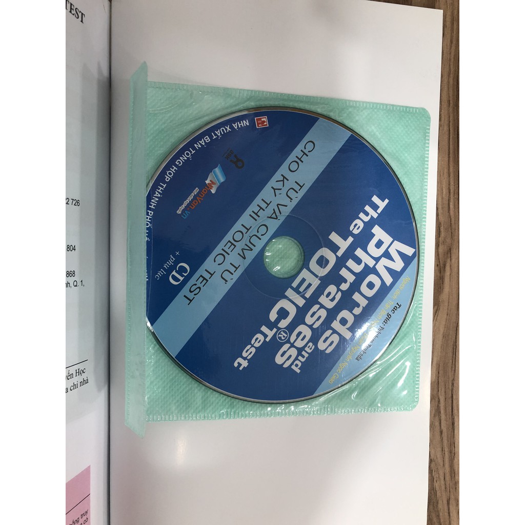 Sách - Words And Phrases The Toeic Test - Từ Và Cụm Từ Cho Kỳ Thi Toeic Test (Có CD) - 8935072940188