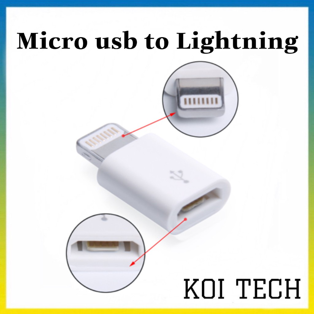 Đầu chuyển đổi iphone từ cổng micro usb sang lightning cho iPhone iPad - vienthonghn