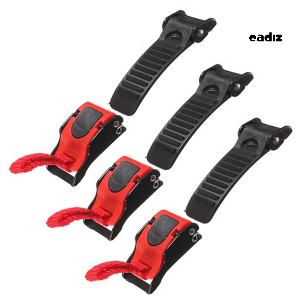 Bộ 3 khóa dây nón bảo hiểm chất liệu nhựa chuyên dụng cho xe mô tô