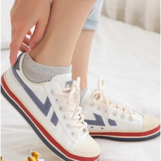 Tất lưới nữ cổ ngắn thông hơi siêu mát nhiều màu pastel [MEOW Corset]