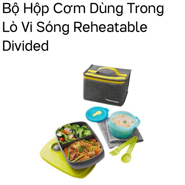 Hộp cơm dùng trong lò vi sóng kèm quà tupperware