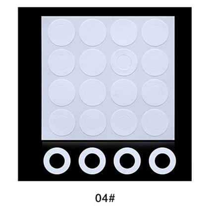 Miếng dán hỗ trợ sơn móng nhanh - dán french đầu móng 24 mẫu
