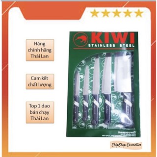 Bộ dao cán nhựa dành cho nhà bếp KIWI thái 5 món Thái Lan