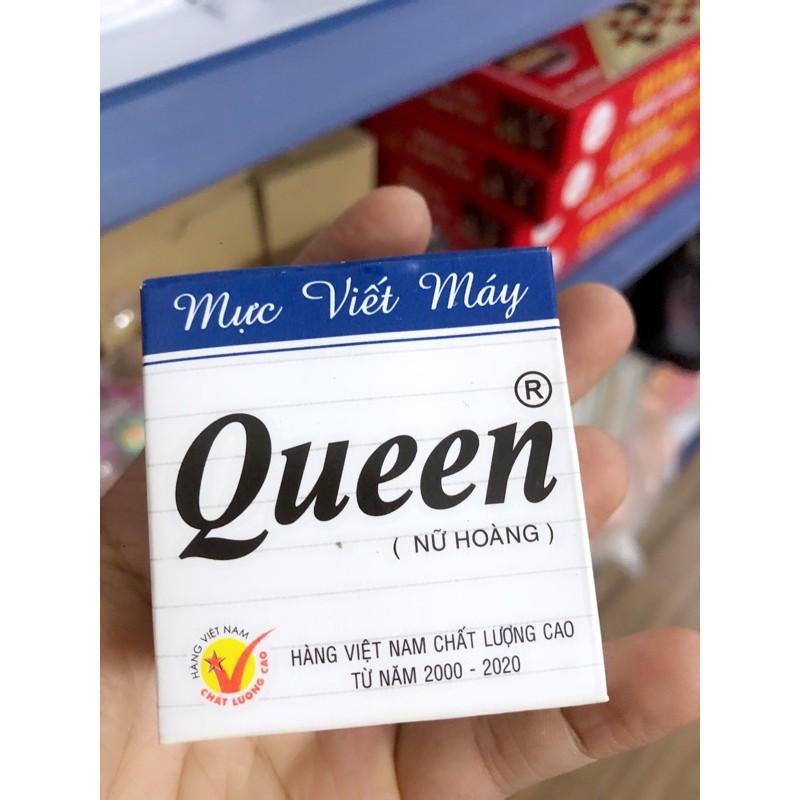 Mực bút máy queen màu xanh