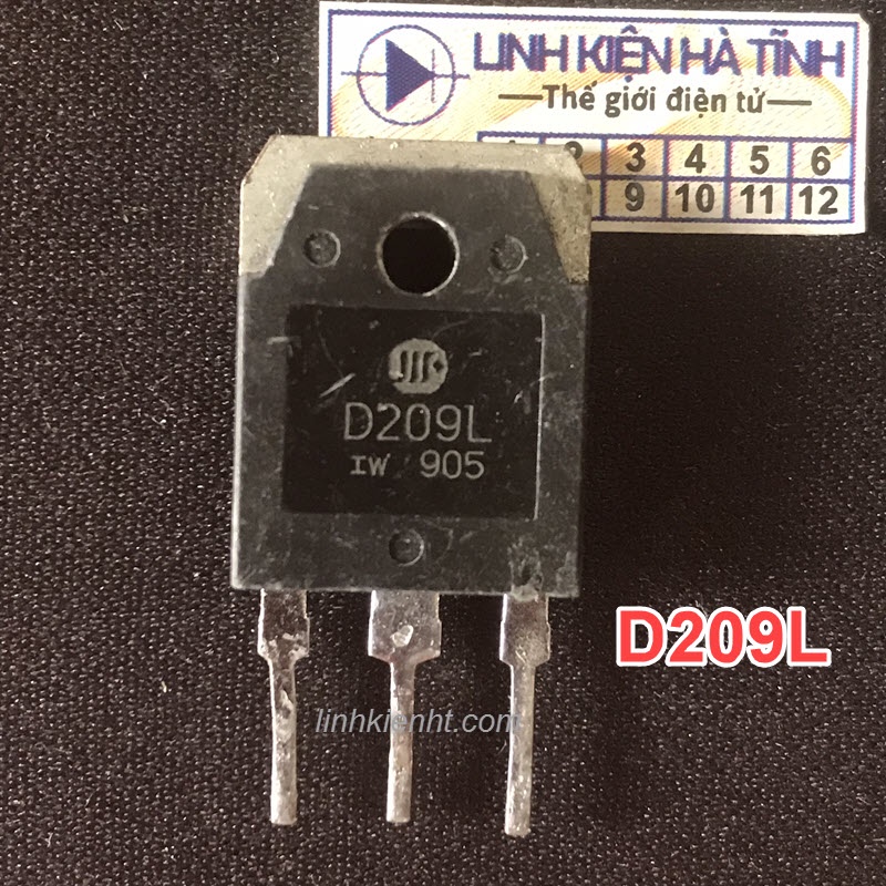 Linh Kiện 2SD209L D209L D209 transistor NPN 12A 700V Tháo Máy