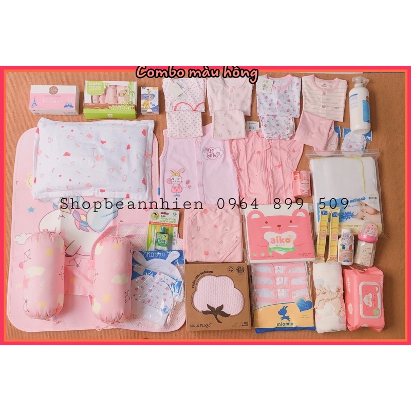 Combo đi sinh cho bé gái- Set đồ đi sinh-Trọn bộ đi sinh cho bé