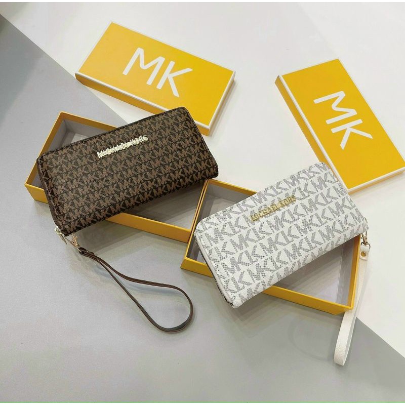 Ví nữ cầm tay cao cấp bỏ túi nhỏ gọn dáng dài nhiều ngăn giá rẻ thời trang MK