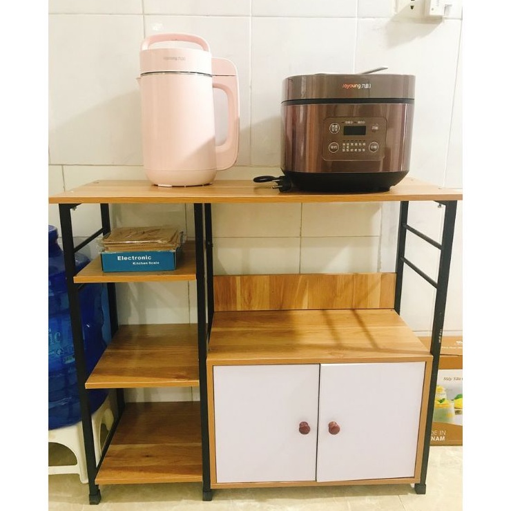 Kệ Lò Vi Sóng, Kệ Nhà Bếp Có Tủ Đa Năng