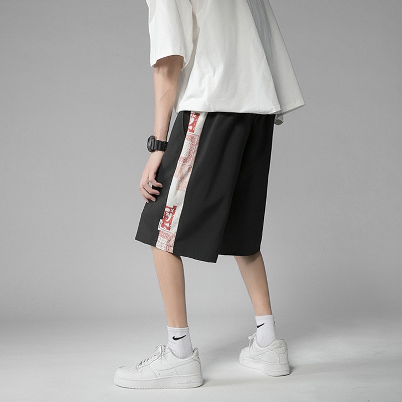 Quần Short Unisex Chất Umi, Quần Đùi Nam Nữ Form Rộng Thể Thao Có Phối Họa Tiết Là Điểm Nhấn, Phong Cách Ullzang