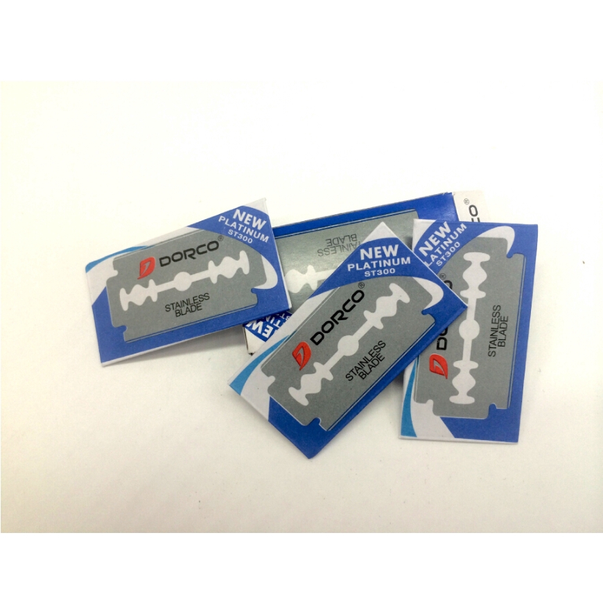 [Hàng mới về] Dụng cụ cạo râu kèm 10 lưỡi thay thế dành cho nam