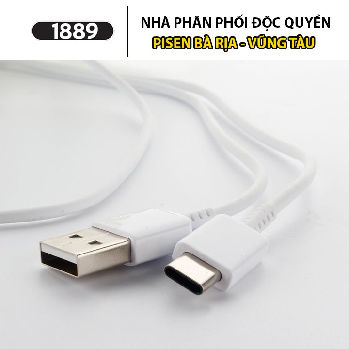 Cáp Sạc Pisen USB Type-C 3A 1000mm - Cáp Sạc Type C Hỗ Trợ Sạc Nhanh Điện Thoại Samsung, Androi Chính Hãng - TC05-1000